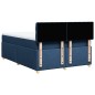 vidaXL Boxspringbett mit Matratze Blau 140x200 cm Stoff vidaXL Boxspringbett mit Matratze Blau 140x200 cm Stoff