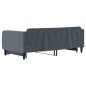 vidaXL Tagesbett Ausziehbar Dunkelgrau 100x200 cm Samt vidaXL Tagesbett Ausziehbar Dunkelgrau 100x200 cm Samt