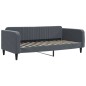 vidaXL Tagesbett Ausziehbar Dunkelgrau 100x200 cm Samt vidaXL Tagesbett Ausziehbar Dunkelgrau 100x200 cm Samt