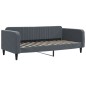 vidaXL Tagesbett Ausziehbar mit Schubladen Dunkelgrau 90x200 cm Samt vidaXL Tagesbett Ausziehbar mit Schubladen Dunkelgrau 90x200 cm Samt