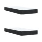 vidaXL Boxspringbett mit Matratze Schwarz 200x200 cm Samt vidaXL Boxspringbett mit Matratze Schwarz 200x200 cm Samt