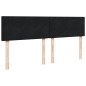 vidaXL Boxspringbett mit Matratze Schwarz 200x200 cm Samt vidaXL Boxspringbett mit Matratze Schwarz 200x200 cm Samt