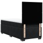 vidaXL Boxspringbett mit Matratze Schwarz 80x200 cm Samt vidaXL Boxspringbett mit Matratze Schwarz 80x200 cm Samt