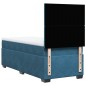 vidaXL Boxspringbett mit Matratze Blau 90x200 cm Samt vidaXL Boxspringbett mit Matratze Blau 90x200 cm Samt