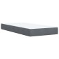 vidaXL Boxspringbett mit Matratze Dunkelgrau 90x200 cm Samt vidaXL Boxspringbett mit Matratze Dunkelgrau 90x200 cm Samt