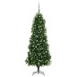 Künstlicher Weihnachtsbaum mit LEDs & Kugeln 240 cm Grün Künstlicher Weihnachtsbaum mit LEDs & Kugeln 240 cm Grün