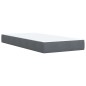 vidaXL Boxspringbett mit Matratze Dunkelgrau 100x200 cm Samt vidaXL Boxspringbett mit Matratze Dunkelgrau 100x200 cm Samt