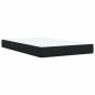 vidaXL Boxspringbett mit Matratze Schwarz 120x190 cm Samt vidaXL Boxspringbett mit Matratze Schwarz 120x190 cm Samt