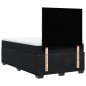 vidaXL Boxspringbett mit Matratze Schwarz 120x190 cm Samt vidaXL Boxspringbett mit Matratze Schwarz 120x190 cm Samt