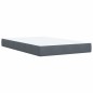 vidaXL Boxspringbett mit Matratze Dunkelgrau 120x200 cm Samt vidaXL Boxspringbett mit Matratze Dunkelgrau 120x200 cm Samt