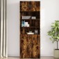 vidaXL Wandschrank Räuchereiche 80x42,5x40 cm Holzwerkstoff vidaXL Wandschrank Räuchereiche 80x42,5x40 cm Holzwerkstoff
