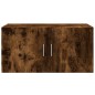 vidaXL Wandschrank Räuchereiche 80x42,5x40 cm Holzwerkstoff vidaXL Wandschrank Räuchereiche 80x42,5x40 cm Holzwerkstoff
