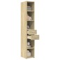 vidaXL Highboard Sonoma-Eiche 30x42,5x185 cm Holzwerkstoff vidaXL Highboard Sonoma-Eiche 30x42,5x185 cm Holzwerkstoff