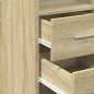 vidaXL Highboard Sonoma-Eiche 30x42,5x185 cm Holzwerkstoff vidaXL Highboard Sonoma-Eiche 30x42,5x185 cm Holzwerkstoff