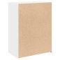vidaXL Sideboard Weiß 70x41x93 cm Holzwerkstoff vidaXL Sideboard Weiß 70x41x93 cm Holzwerkstoff