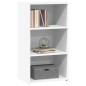 vidaXL Sideboard Weiß 50x41x93 cm Holzwerkstoff vidaXL Sideboard Weiß 50x41x93 cm Holzwerkstoff