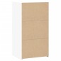 vidaXL Sideboard Weiß 50x41x93 cm Holzwerkstoff vidaXL Sideboard Weiß 50x41x93 cm Holzwerkstoff