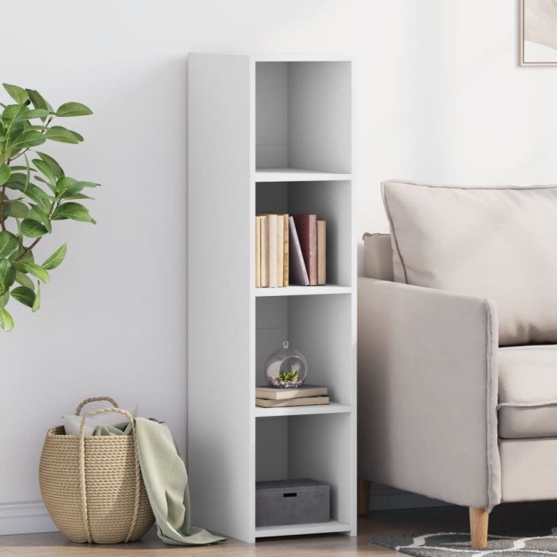 vidaXL Highboard Weiß 30x41x124 cm Holzwerkstoff vidaXL Highboard Weiß 30x41x124 cm Holzwerkstoff