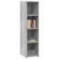 vidaXL Highboard Grau Sonoma 30x41x124 cm Holzwerkstoff vidaXL Highboard Grau Sonoma 30x41x124 cm Holzwerkstoff