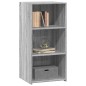 vidaXL Sideboard Grau Sonoma 45x41x93 cm Holzwerkstoff vidaXL Sideboard Grau Sonoma 45x41x93 cm Holzwerkstoff
