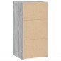 vidaXL Sideboard Grau Sonoma 45x41x93 cm Holzwerkstoff vidaXL Sideboard Grau Sonoma 45x41x93 cm Holzwerkstoff