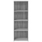 vidaXL Highboard Grau Sonoma 45x41x124 cm Holzwerkstoff vidaXL Highboard Grau Sonoma 45x41x124 cm Holzwerkstoff