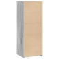 vidaXL Highboard Grau Sonoma 45x41x124 cm Holzwerkstoff vidaXL Highboard Grau Sonoma 45x41x124 cm Holzwerkstoff