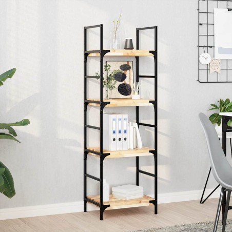 vidaXL Schweberegale 2 Stk. 40x30x4 cm Massivholz Akazie Unbehandelt