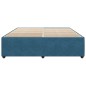vidaXL Bettgestell Blau 180x200 cm Samt vidaXL Bettgestell Blau 180x200 cm Samt