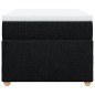 vidaXL Boxspringbett mit Matratze Schwarz 80x200 cm Stoff vidaXL Boxspringbett mit Matratze Schwarz 80x200 cm Stoff