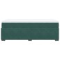 vidaXL Boxspringbett mit Matratze Dunkelgrün 80x200 cm Samt vidaXL Boxspringbett mit Matratze Dunkelgrün 80x200 cm Samt