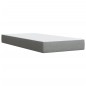 vidaXL Boxspringbett mit Matratze Hellgrau 90x190 cm Stoff vidaXL Boxspringbett mit Matratze Hellgrau 90x190 cm Stoff