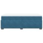 vidaXL Boxspringbett mit Matratze Dunkelblau 90x190 cm Samt vidaXL Boxspringbett mit Matratze Dunkelblau 90x190 cm Samt