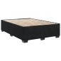 vidaXL Boxspringbett mit Matratze Schwarz 140x190 cm Samt vidaXL Boxspringbett mit Matratze Schwarz 140x190 cm Samt