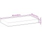 vidaXL Schweberegal 60x20x4 cm Massivholz Akazie Unbehandelt vidaXL Schweberegal 60x20x4 cm Massivholz Akazie Unbehandelt