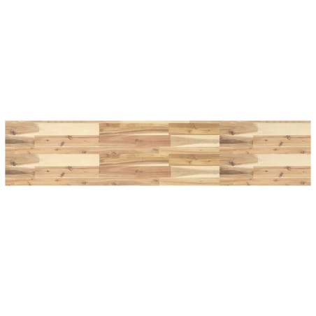vidaXL Schweberegal 120x30x4 cm Massivholz Akazie Unbehandelt