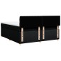 vidaXL Boxspringbett mit Matratze Schwarz 180x200 cm Stoff vidaXL Boxspringbett mit Matratze Schwarz 180x200 cm Stoff