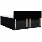 vidaXL Boxspringbett mit Matratze Schwarz 180x200 cm Stoff vidaXL Boxspringbett mit Matratze Schwarz 180x200 cm Stoff