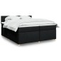 vidaXL Boxspringbett mit Matratze Schwarz 200x200 cm Stoff vidaXL Boxspringbett mit Matratze Schwarz 200x200 cm Stoff