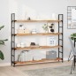 vidaXL Schweberegal 140x20x4 cm Ölbeschichtung Massivholz Akazie vidaXL Schweberegal 140x20x4 cm Ölbeschichtung Massivholz Akazie
