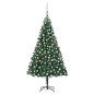 vidaXL Künstlicher Weihnachtsbaum mit Beleuchtung & Kugeln Grün 210 cm vidaXL Künstlicher Weihnachtsbaum mit Beleuchtung & Kugeln Grün 210 cm