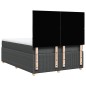 vidaXL Boxspringbett mit Matratze Dunkelgrau 140x200 cm Stoff vidaXL Boxspringbett mit Matratze Dunkelgrau 140x200 cm Stoff