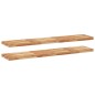 vidaXL Schweberegale 2 Stk. 140x30x4 cm Massivholz Akazie Ölbehandelt vidaXL Schweberegale 2 Stk. 140x30x4 cm Massivholz Akazie Ölbehandelt