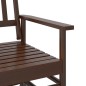 vidaXL Schaukelbank Braun 118x70x104,5 cm Massivholz Pappel vidaXL Schaukelbank Braun 118x70x104,5 cm Massivholz Pappel