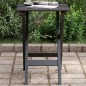 vidaXL Beistelltisch Klappbar Schwarz Massivholz Pappel vidaXL Beistelltisch Klappbar Schwarz Massivholz Pappel