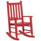 vidaXL Schaukelstuhl für Kinder Rot Massivholz Pappel vidaXL Schaukelstuhl für Kinder Rot Massivholz Pappel
