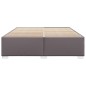 vidaXL Bettgestell Grau 200x200 cm Kunstleder vidaXL Bettgestell Grau 200x200 cm Kunstleder
