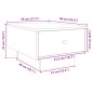 vidaXL Couchtisch Sonoma-Eiche 60x45x31 cm Holzwerkstoff vidaXL Couchtisch Sonoma-Eiche 60x45x31 cm Holzwerkstoff