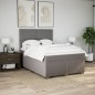 vidaXL Boxspringbett mit Matratze Taupe 140x190 cm Stoff vidaXL Boxspringbett mit Matratze Taupe 140x190 cm Stoff
