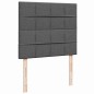 vidaXL Boxspringbett mit Matratze Dunkelgrau 120x200 cm Stoff vidaXL Boxspringbett mit Matratze Dunkelgrau 120x200 cm Stoff